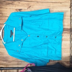 Darjoni CASUAL BLUE THIN JACKET SMALL
